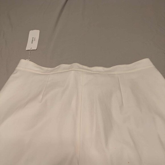 Akris Punto White on White Dinner or Office Slacks Women 34 Poly & Spandex - NWT - Picture 10 of 14
